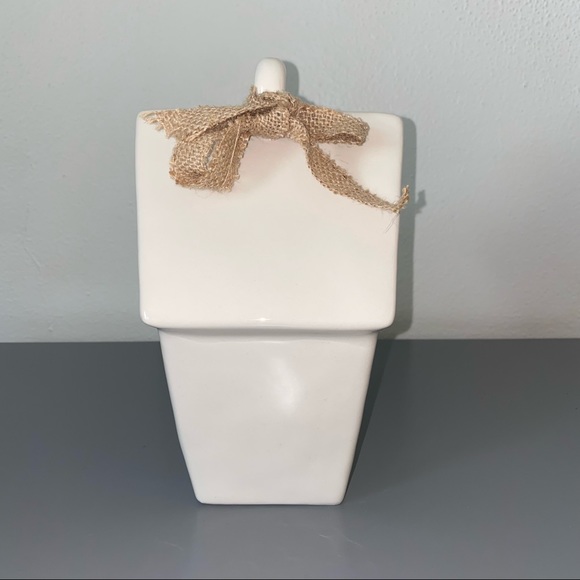 NWT Rae Dunn Birdhouse KNOCK w/ Bird Nest Egg Image - Picture 6 of 7